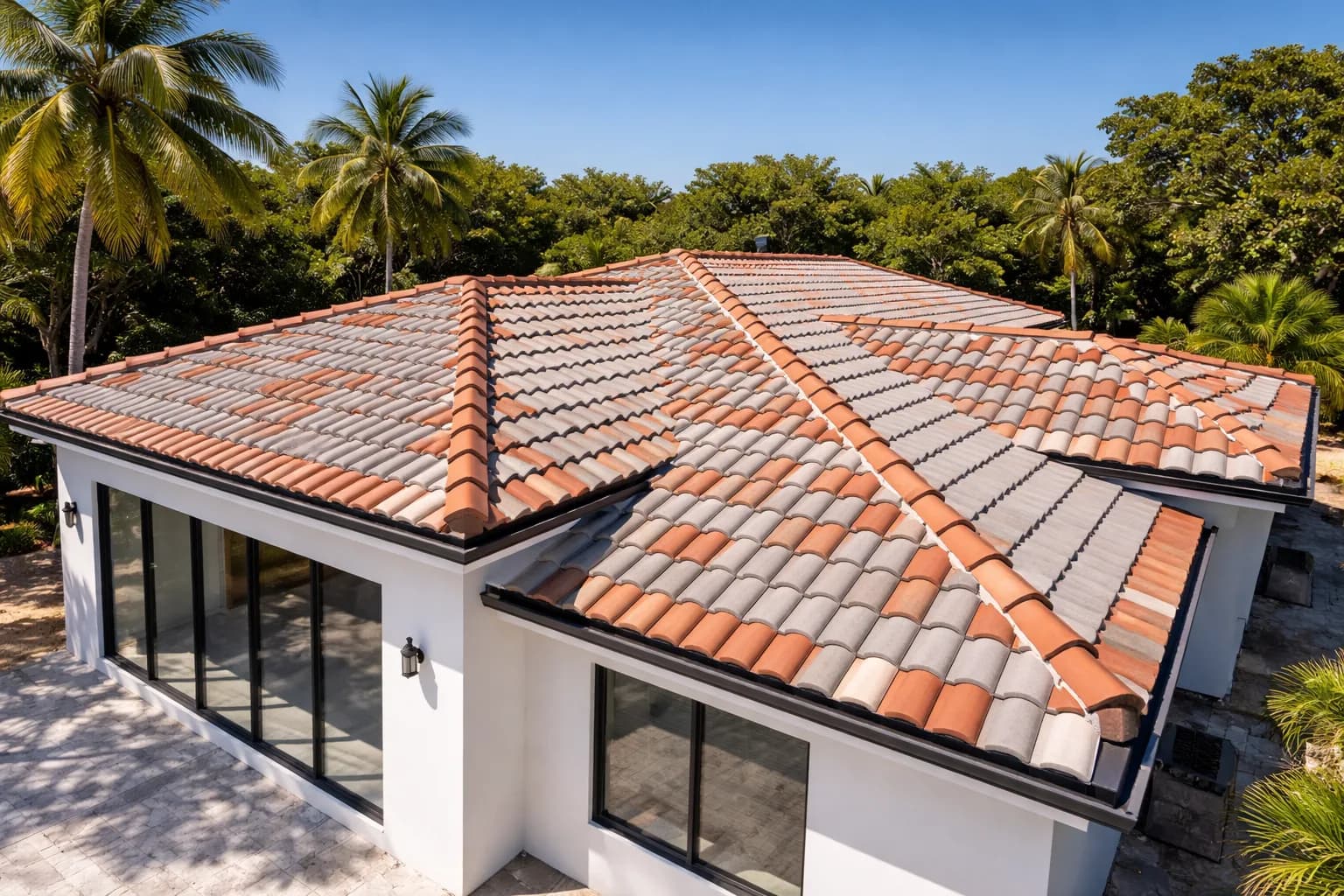Designer roof installation in South Florida