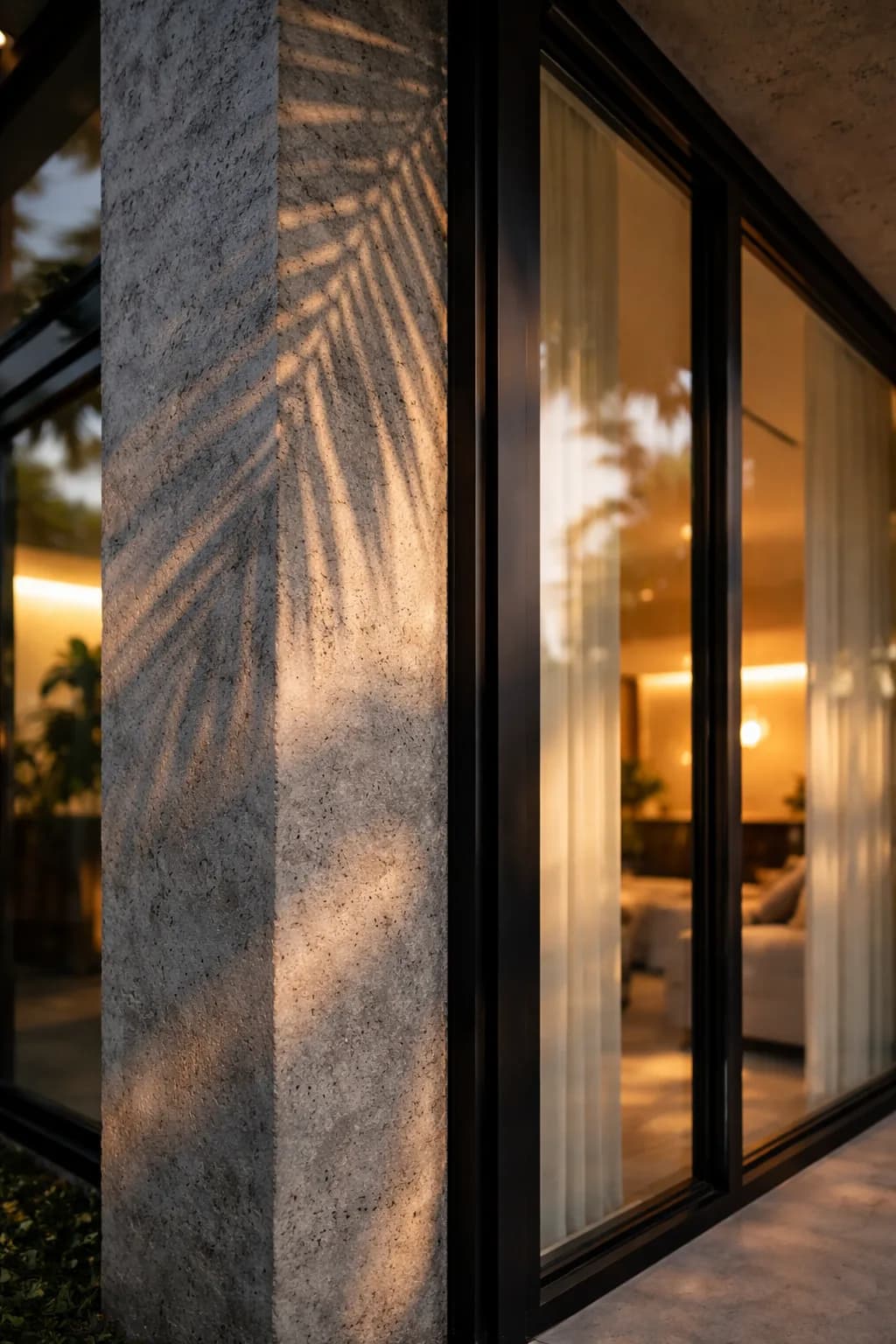 Aerial view of Miami home